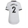 Manchester United Victor Lindelof #2 Bortatröja Dam 2022-23 Korta ärmar
